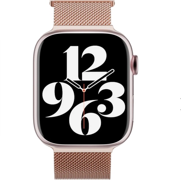 Mageasy Milanese Stainless Steel IPhone Watch Loop Band NEW-Rosegold - Picture 5 of 9